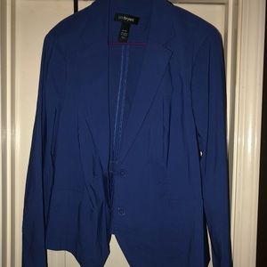 Lane Bryant blue skirt & jacket